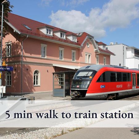 Sehr Gemuetliche Ferienwohnung In Bester Lage Mit Grossem Sonnenbalkon L Innenstadtnaehe L 1 Minute Zum Bahnhof L Kueche L Tv L Free-Wlan L Willkommen Im Hallo!-Apartment 8 Bad Wörishofen Exterior foto