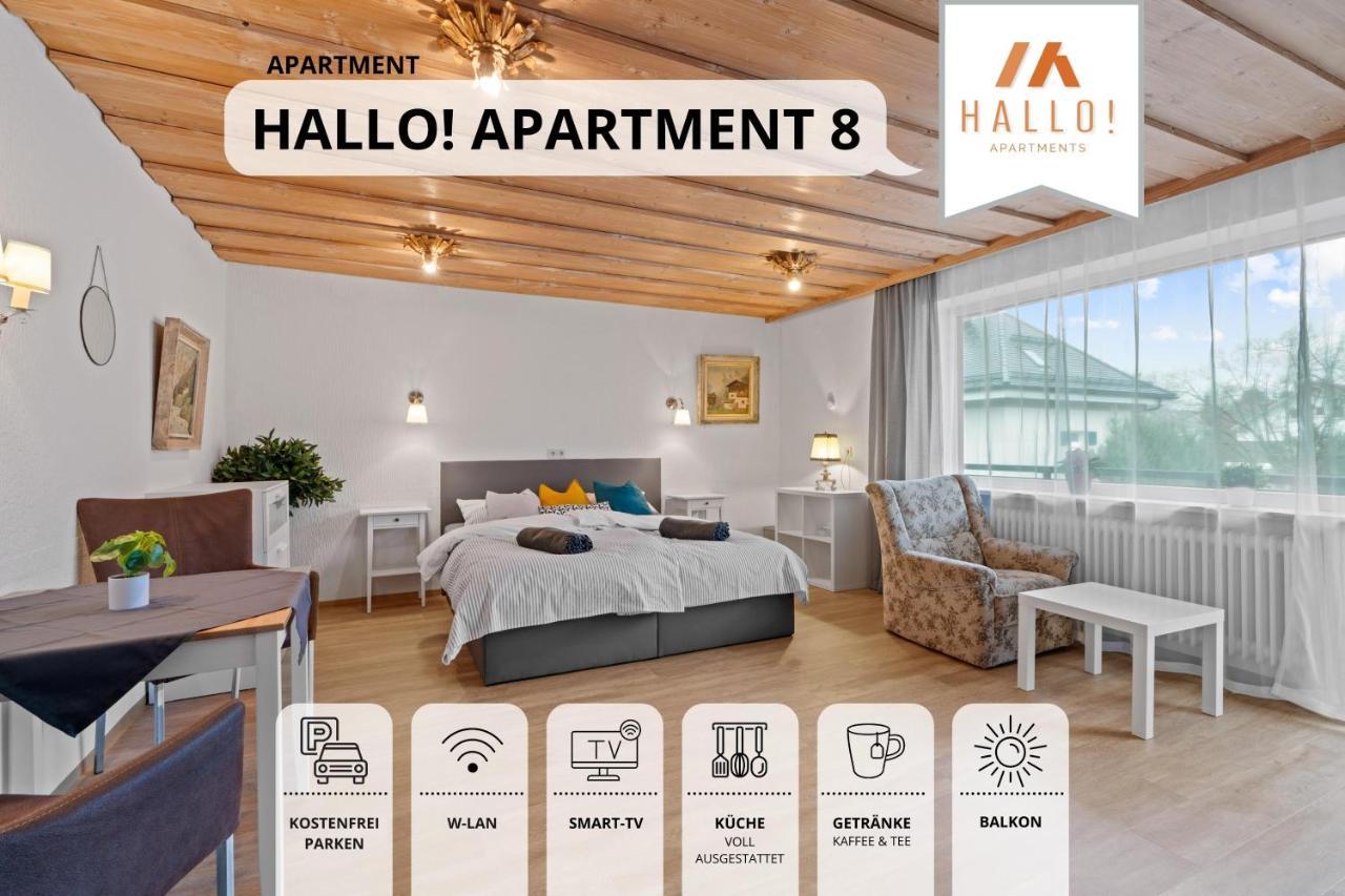 Sehr Gemuetliche Ferienwohnung In Bester Lage Mit Grossem Sonnenbalkon L Innenstadtnaehe L 1 Minute Zum Bahnhof L Kueche L Tv L Free-Wlan L Willkommen Im Hallo!-Apartment 8 Bad Wörishofen Exterior foto